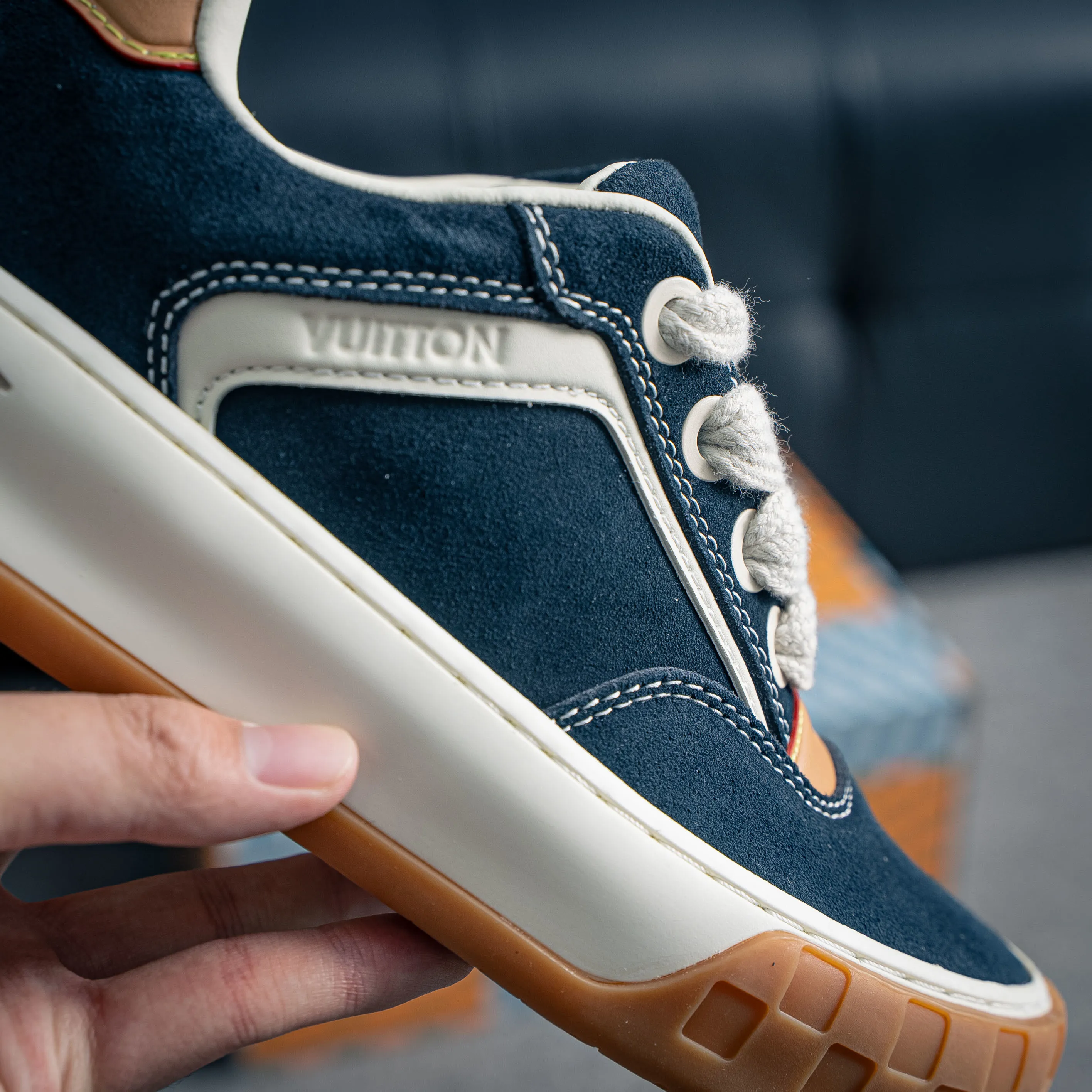 YS Premium -- LOUIS VUITTON Tilted Series｜2026 LV Tilted Low Sneakers Series Low-Top Retro Skate Shoes